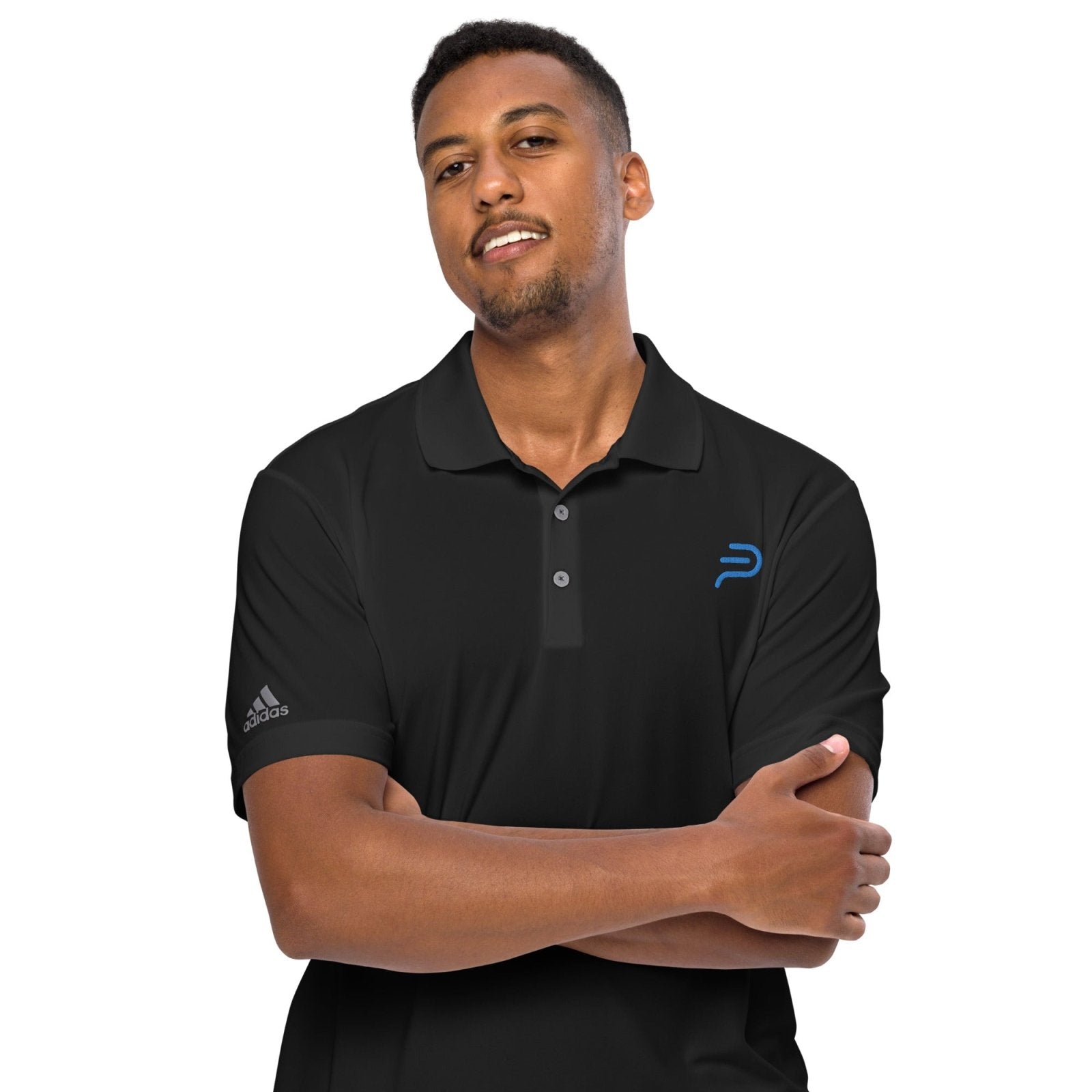 Adidas Embroidered Logo Performance Polo - Performance Backed